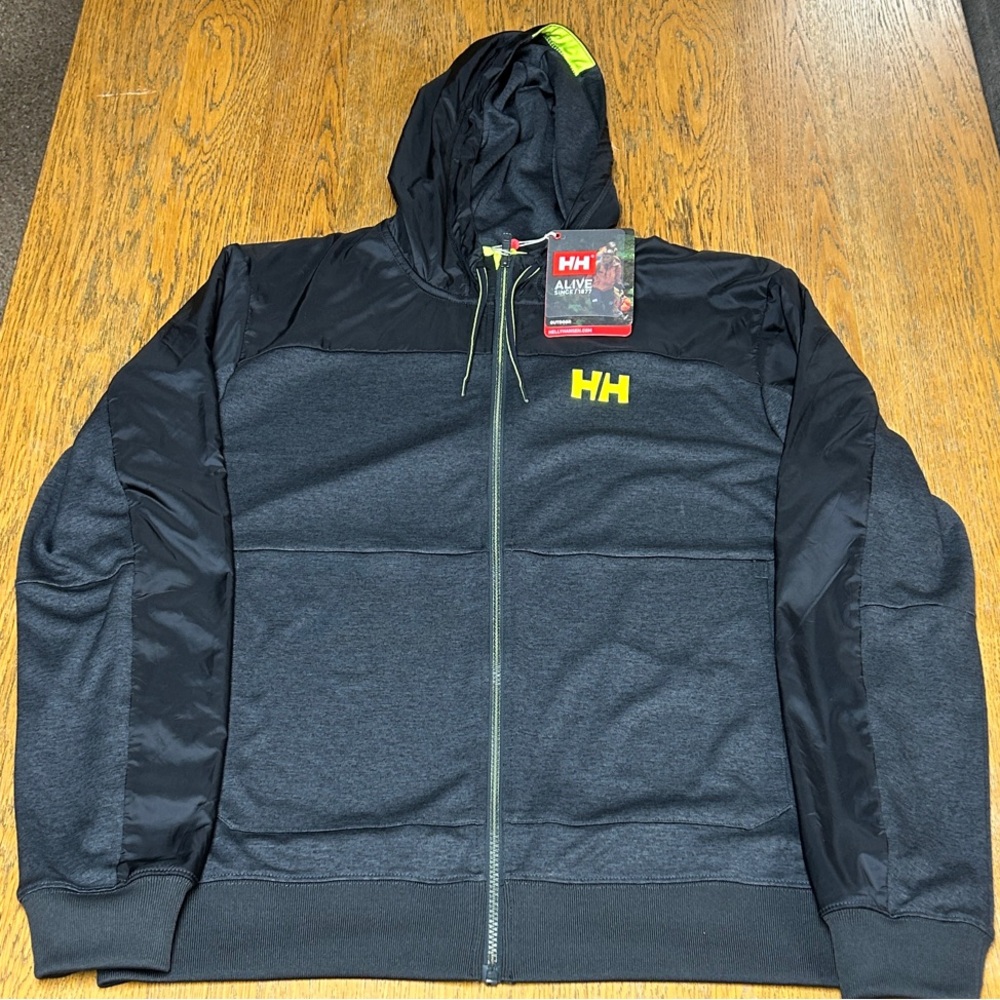 Helly Hansen Black and Gray Lightweight Jacket